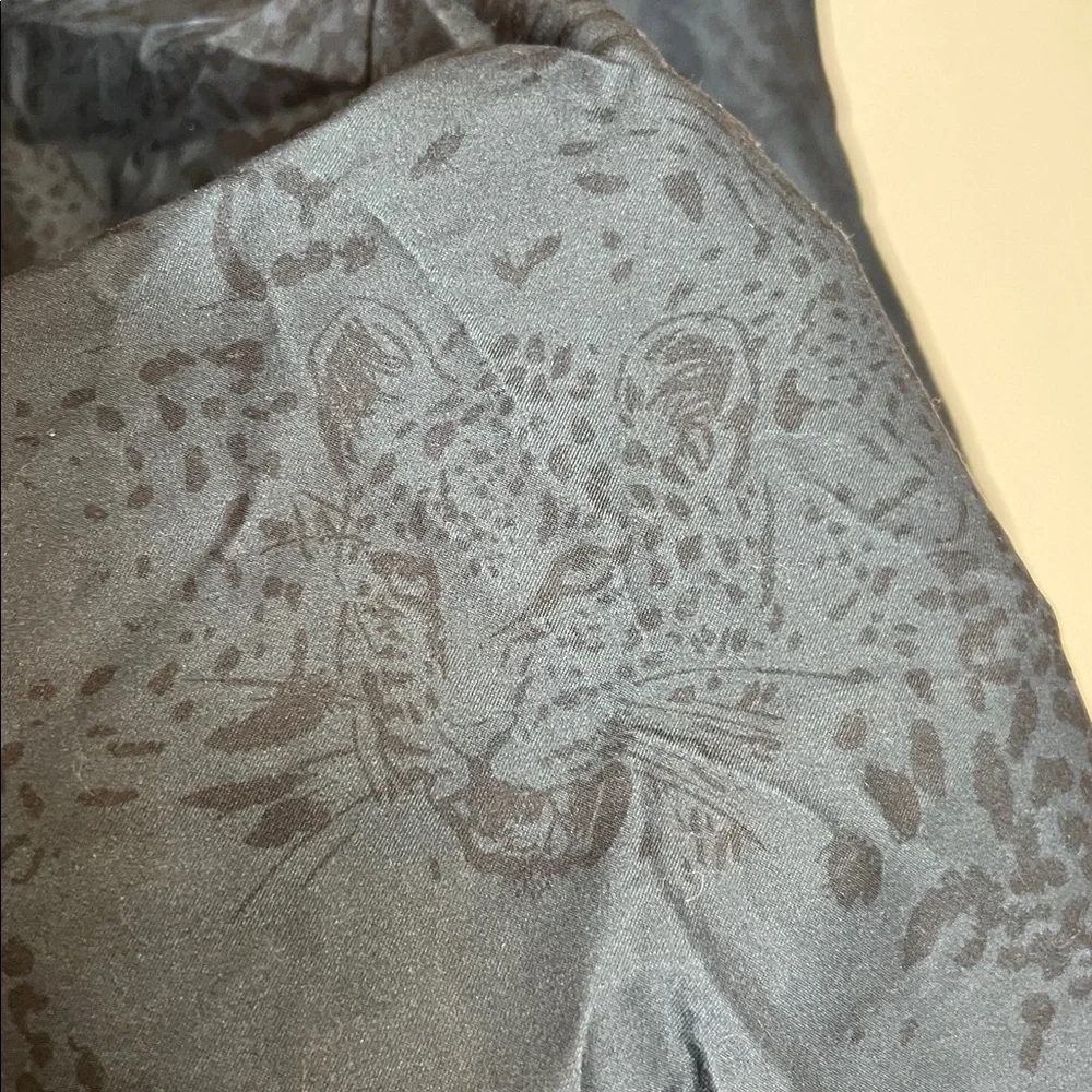 Men’s Dark Blue Patterned Swim Trunks- 4XL‎